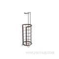 metal free standing paper toilet stand